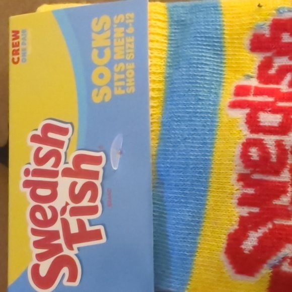 3/$20 Swedish Fish Crew Casual Socks - Picture 2 of 4